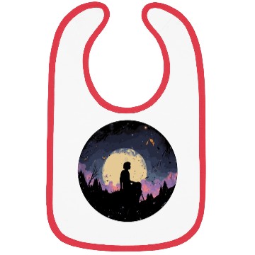 Discover Night Sky Stargaze Enchanting Nature Graphic Lover Bibs