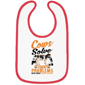 Discover Cow Gift Farmer Cattle Breeder Cows Bibs