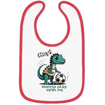 Discover Green baby dino Bibs