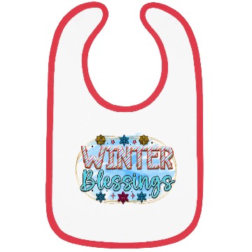 Discover Winter blessings Bibs