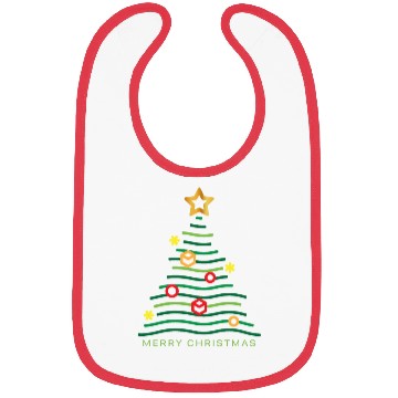 Discover Merry Christmas Tree Bibs