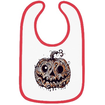 Discover pumpkin halloween 2023 Bibs