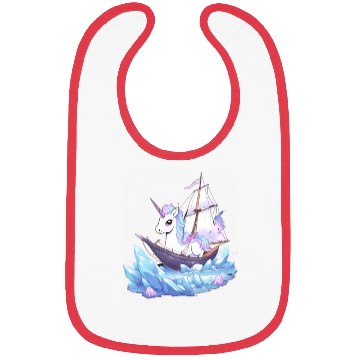 Discover Ice Sailing Unicorn Ice Sailor Ice Boating Bibs