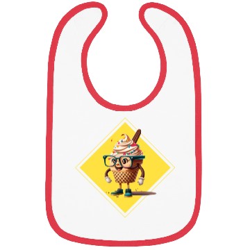 Discover ice cream design sweet and yummy Bibs