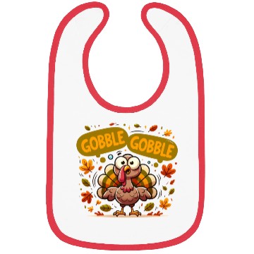 Discover Fun Turkey Gobble Gobble for a Joyful Thanksgiving Bibs