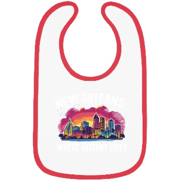Discover New Orleans Louisiana USA America United States Bibs