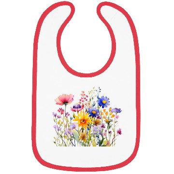 Discover Wildflower Blooming Floral Bibs