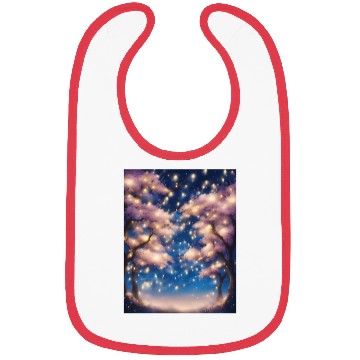 Discover Cherry Blossom Tree Party Bibs