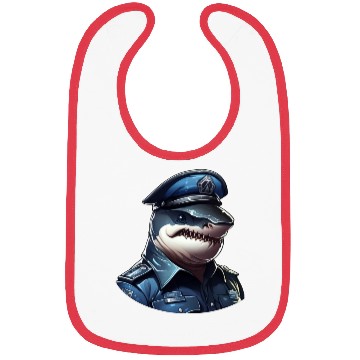 Discover Police shark Bibs