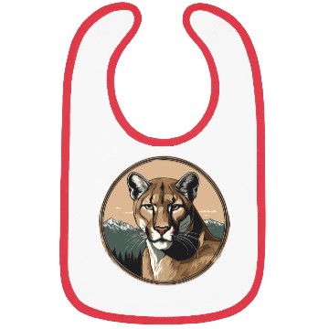 Discover Mountain Lion Cougar Bibs