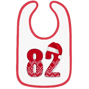 Discover Happy Birthday 82 Years Old - Number Eighty Two Bibs