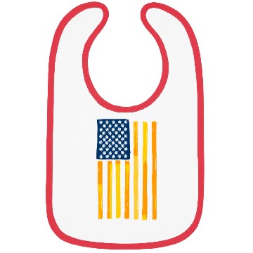 Discover Usa Flag Yellow Bibs