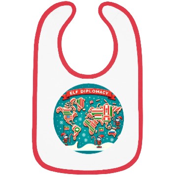 Discover Elf Diplomacy - World Map of Sweet Connections Bibs