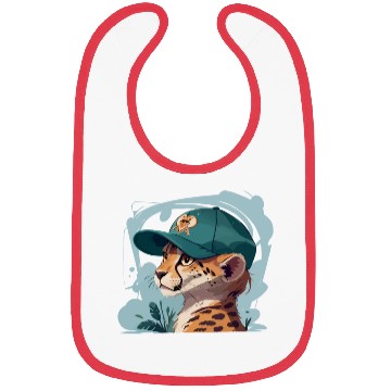 Discover Cool Cheetah Bibs