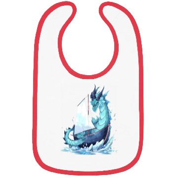 Discover Ice Sailing Dragon Ice Sailor Ice Boating Yachting Bibs
