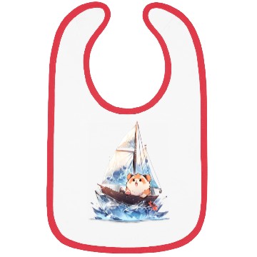Discover Ice Sailing Hamster Ice Sailor Ice Boating Bibs