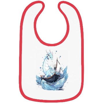 Discover Ice Sailing Dragon Ice Sailor Ice Boating Yachting Bibs