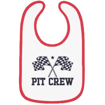 Discover Pit Crew Racing Enthusiast Racer Birthday Pit Crew Bibs