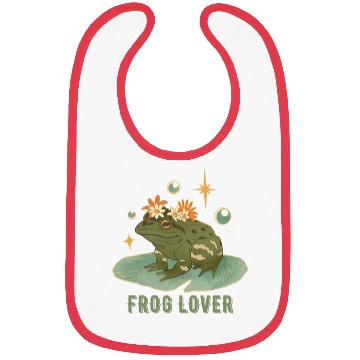 Discover Frog Lover Vintage Bibs