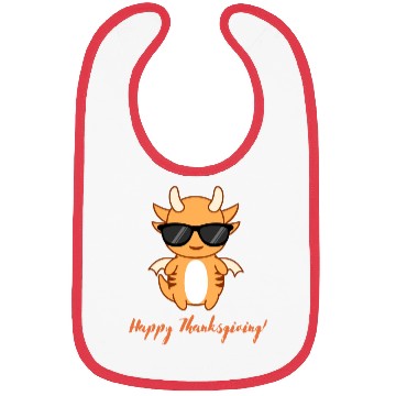 Discover Happy Thanksgiving - Thanksgiving cartoon design Bibs