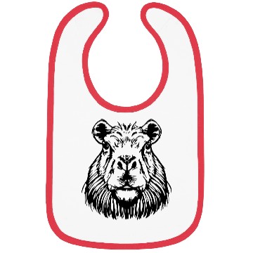 Discover capybara head Bibs