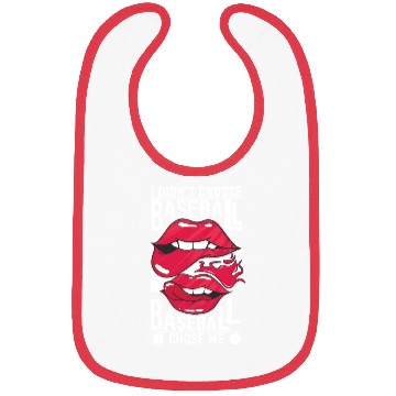 Discover Funny Baseball Player Saying Sexy Lips Lip Bite Bibs