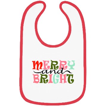 Discover Merry and Bright Christmas Bibs