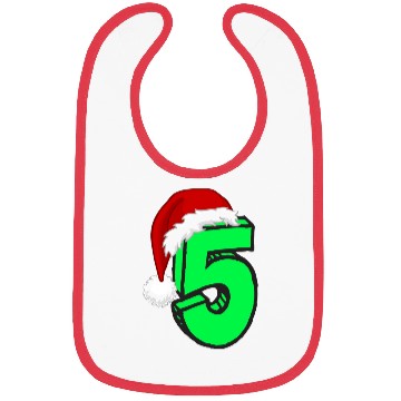 Discover Christmas Gift Number 5 - Five Years Old Bibs