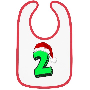 Discover 2nd Happy Birthday Party - Number Two Bibs