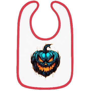 Discover Spooky Colorful Halloween Pumpkin Bibs