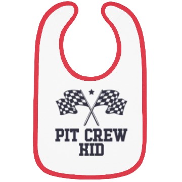 Discover Pit Crew Kid Racing Enthusiast Racer Birthday Gift Bibs
