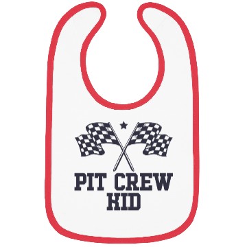 Discover Pit Crew Kid Racing Enthusiast Racer Birthday Gift Bibs