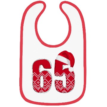 Discover 65th Birthday Wishes - Christmas Number Sixty Five Bibs