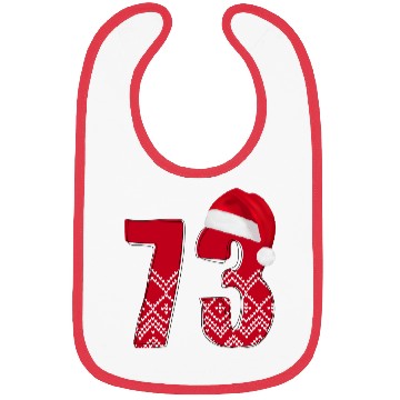 Discover Merry Christmas Number 73 - Seventy Three Bibs