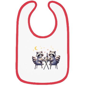 Discover Raccoon Romance Bibs