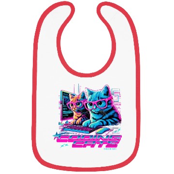 Discover Coding Cats Programmer Bibs
