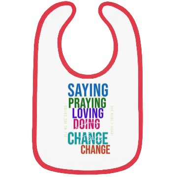 Discover Prayer and Change for Peace Bibs