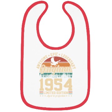 Discover 1954 Vintage Birthday Bibs