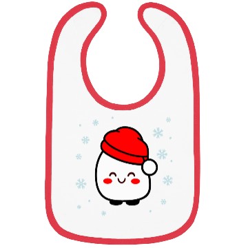 Discover Santa Marshmallow Version 2 Bibs