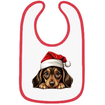 Discover Dachshund Christmas Dog Bibs