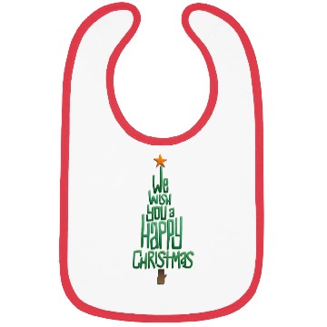 Discover Happy Xmas Tree Bibs