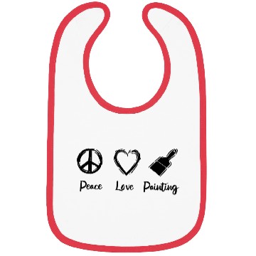 Discover I love Painting Bibs