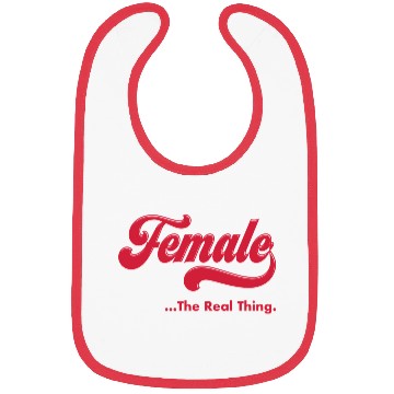 Discover Female The Real Thing Bibs