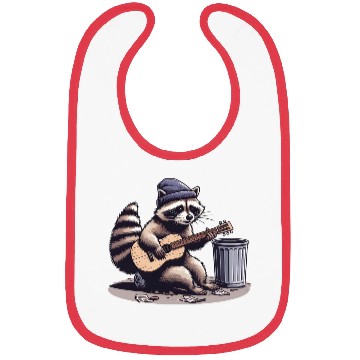 Discover The musical raccoon Bibs