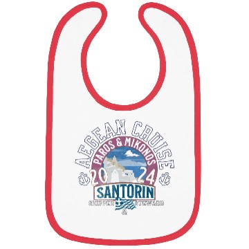 Discover AEGEAN CRUISE Santorin Bibs