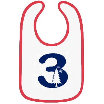 Discover 3rd Christmas Winter Season - Cold Number Three Bibs