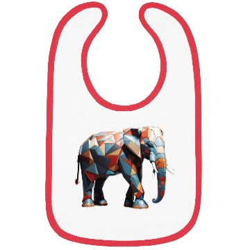 Discover Elephant geomatric design Bibs