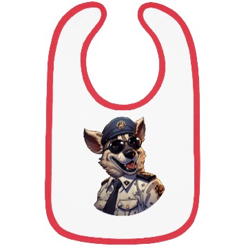 Discover Police hyena Bibs