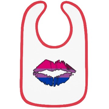 Discover Bisexual Pride Flag LGBTQ Lips Bibs