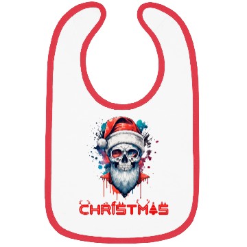Discover Beard Skull Christmas Bibs